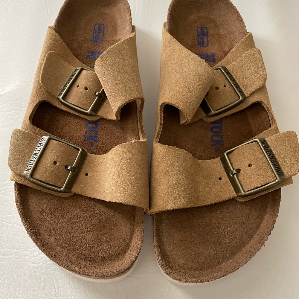 Birkenstock Arizona Softbed Slide Sandal Size 6 6.5